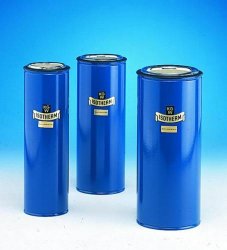 [9032022] Dewar flasks, cylindrical, met al casing with silv
