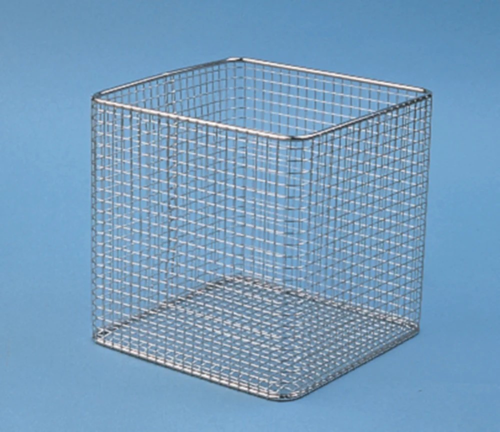 [9033430] Baskets, stainless steel wire, polished, Width 20