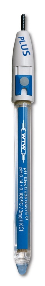 pH electrode, WTW SenTix 62, glass, BNC 1 m