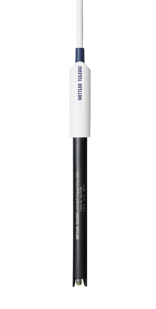 [9041507] pH electrode, Mettler-Toledo InLab Expert Pro-2m-ISM, plastic, gel, NTC, BNC/RCA 2 m