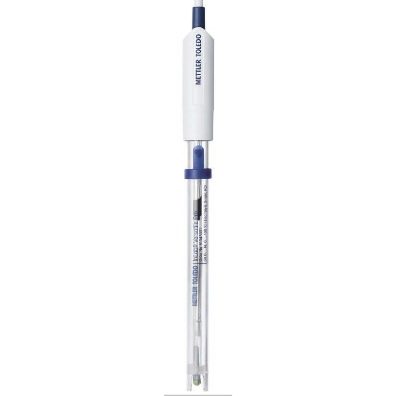pH electrode, Mettler-Toledo InLab Versatile Pro, plastic, NTC, BNC/RCA 1,2 m