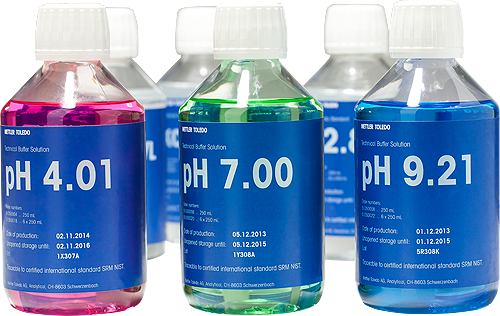 [9041859] Buffer, technical, Mettler-Toledo, pH 9,21 ±0,02, 25 °C, 250 mL, 6 pcs