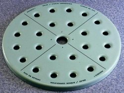 Desiccator plate, Nalgene, cer amic-metal composit