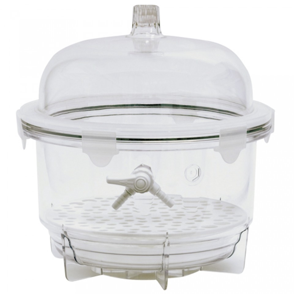 [9042751] LLG-Vacuum desiccator VDR-20, round PC, Ø 242x279m