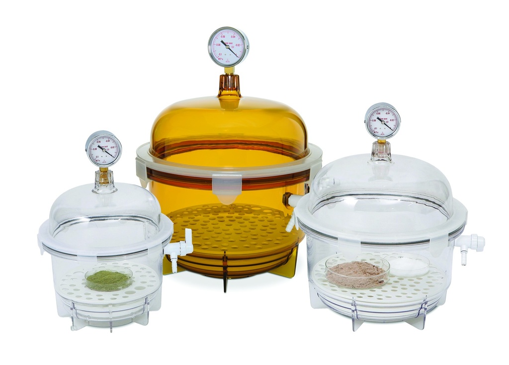 [9042753] LLG-Vacuum desiccator, round PC, Ø 242x354mm