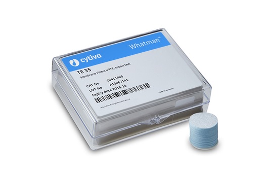 Membrane filter, Whatman TE Range (TE 38), PTFE, Ø150 mm, 5,0 µm, 25 pcs
