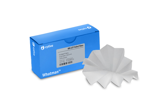Folded filter, Whatman, qualitative, Grade 604 h ½, Ø185 mm, 25 µm, 100 pcs
