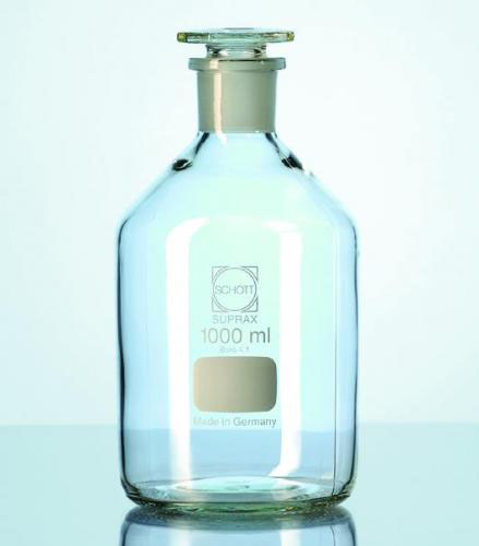 [9070524] Reagent bottles, narrow mouth, glass stoppered, s