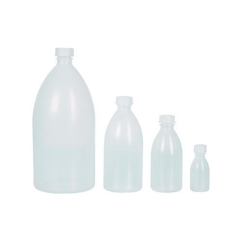 LLG bottle, narrow neck, PE, with screw cap, 100 m