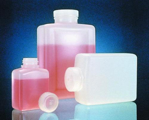 [9103093] Bottles, rectangular, Nalgene Type 2007, HDPE, wi