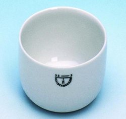 [9115150] Incinerating dish, porcelain, cylindrical, 30 ml