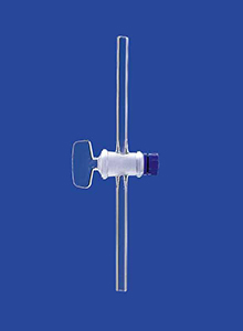 Stopcocks, Straight Bore with Solid Glass Plug , N
