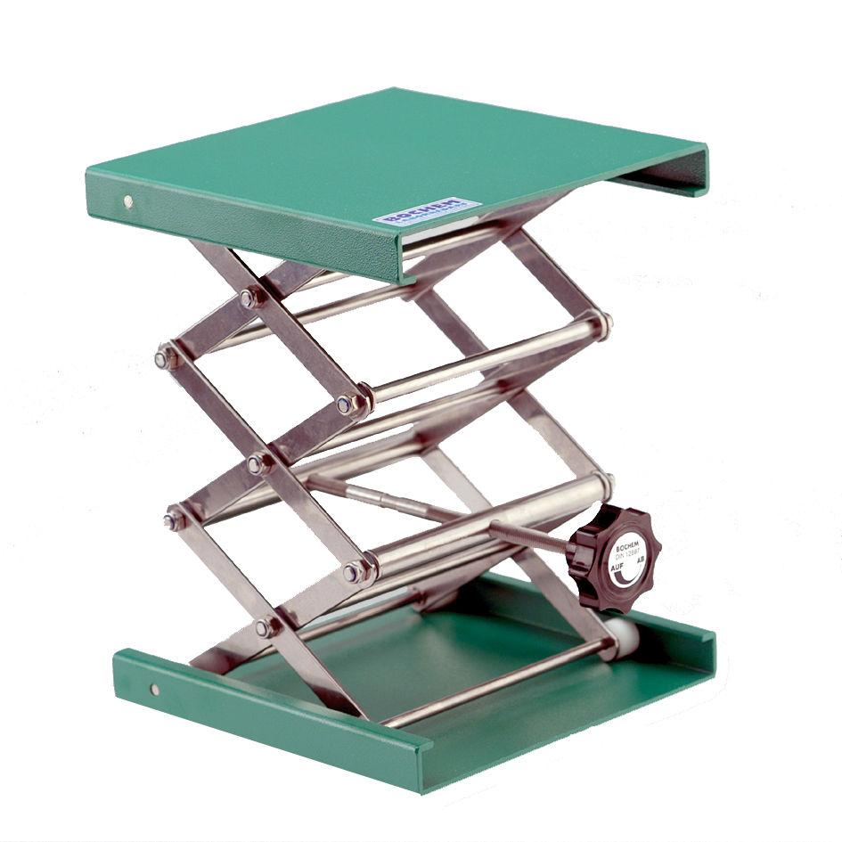 [9118946] Lab-Jack MAXI, 160 x 130 mm al uminium green, with