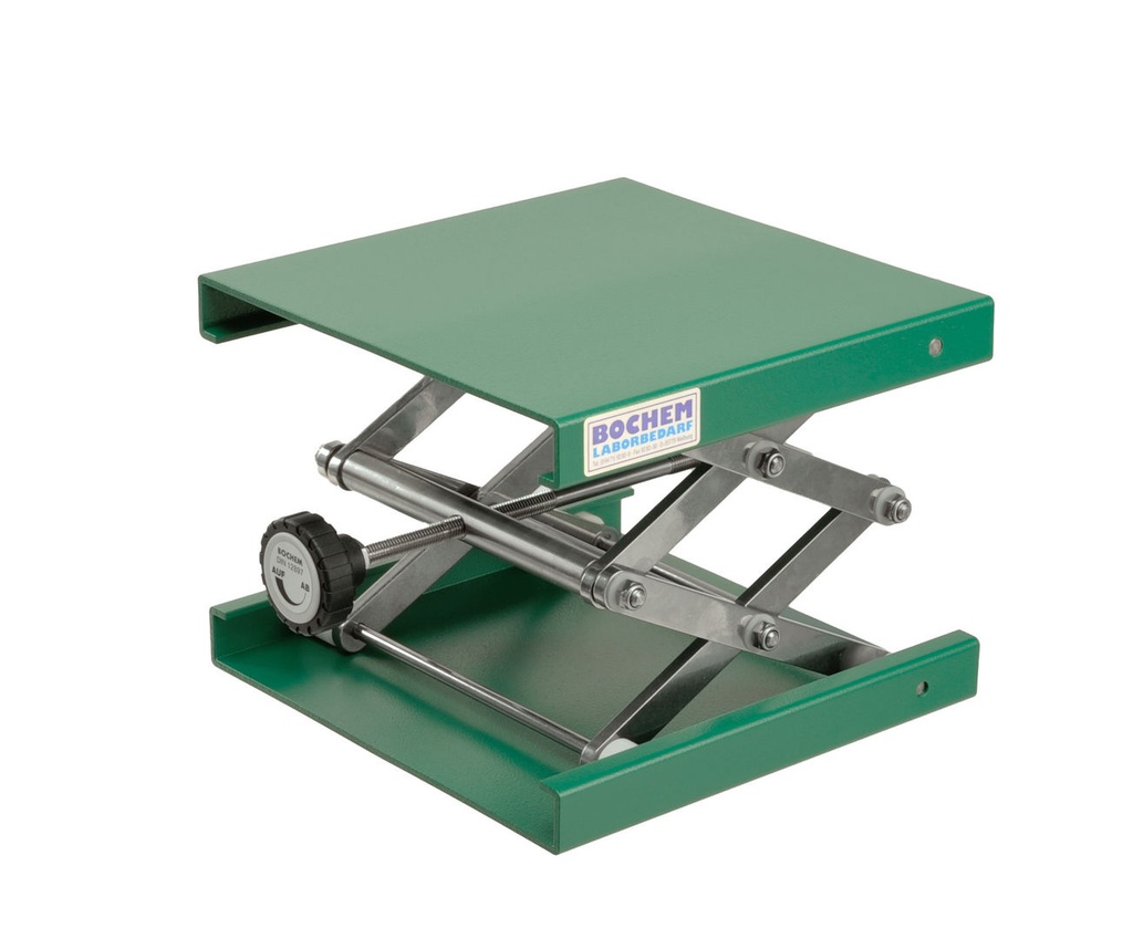 [9118960] Laboratory jacks, green epoxy- coated, aluminium,