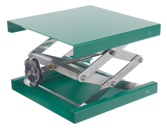 [9118964] Lab-Jack, aluminium green 300 x 300 mm, with adju