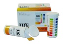 pH indicator paper, LLG Premium, strips, pH 0 - 14, PlopTop, 100 pcs