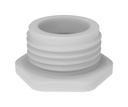 Thread adapter, PTFE, for SCAT Safety Cap and Safety Waste Cap, GL 40 female to GL 45 male, Type 67