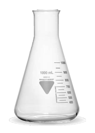 [9141185] Erlenmeyer flask, wide neck, 1000 ml
