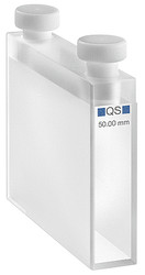 Macro-cuvette 110-QS, 50mm thickness quartzglass S
