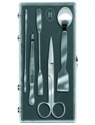 Small chemist's instrument set , 5 pieces
