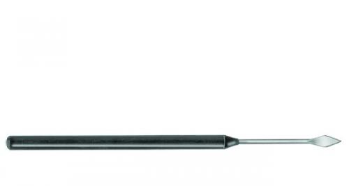 Dissecting needle,plast. handle,lancet shape,140mm