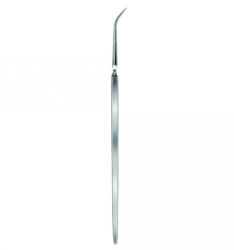 [9160092] Dissecting needle, metal handle, curved, 140 mm