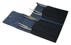 [9160394] LLG-Forceps assortment, 4-parts, cr-ni steel