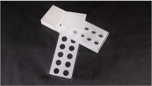 Diagnostic slides, PTFE, 12 wells, Ø5mm