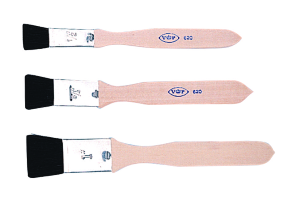 [9172044] Hair brushes, broad, Width 25. 4 mm, Wall thicknes