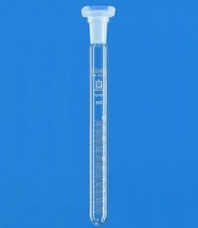 Test tube graduated 25 ml, with stopper, Ø17x200mm