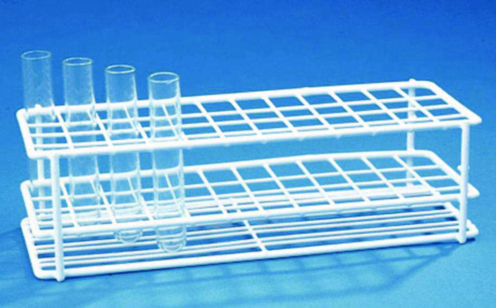 Test tube racks, white nylon-c oated wire, Array 2