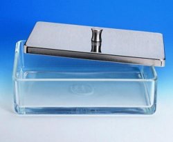 [9200020] Instrument boxes, glass, Lid w ithout , Width 100