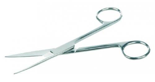 [9204123] Scissors, stainless steel, str aight, closed shank