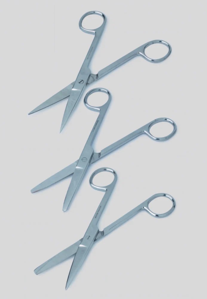 LLG scissors, straight, pointed/blunt, 160 mm