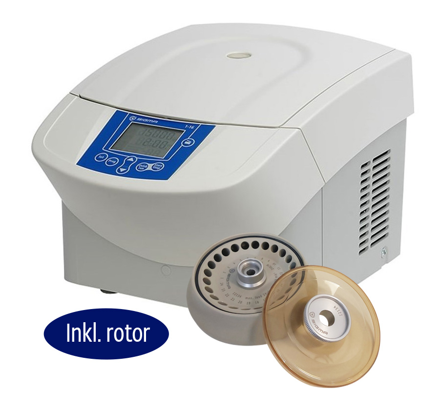 [221002590] Centrifuge Sigma 1-16 with rotor for 24x1-5-2 mL tubes