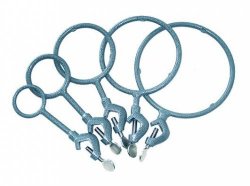 Ring with bosshead, O.D.:100mm, powder coated