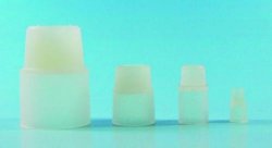 [9230482] Stoppers with turn-over flange , Material Silicone