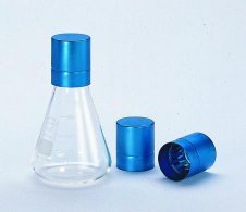 [9231456] Caps, erlenmeyer, anodised alu minium, For neck di