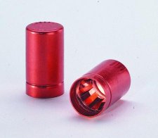 LABOCAP caps 17/18 mm, green, without grip, pack o