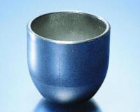 Iron crucibles,wall thickness 1,5 mm, diam. 50 mm