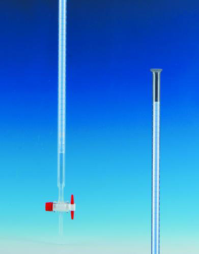 Burette 50:0.10 ml glass, cl.A S, with PTFE stopco
