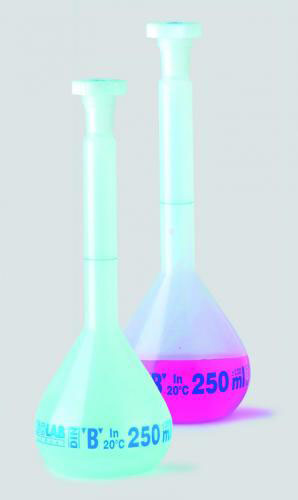 [9276595] Volumetric flask 1000 ml, clear, PP, cl.B, NS 24/2