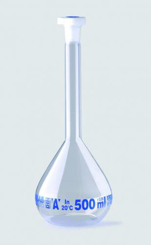 Volumetric flasks, Duran®, wit h rim, Capacity 200