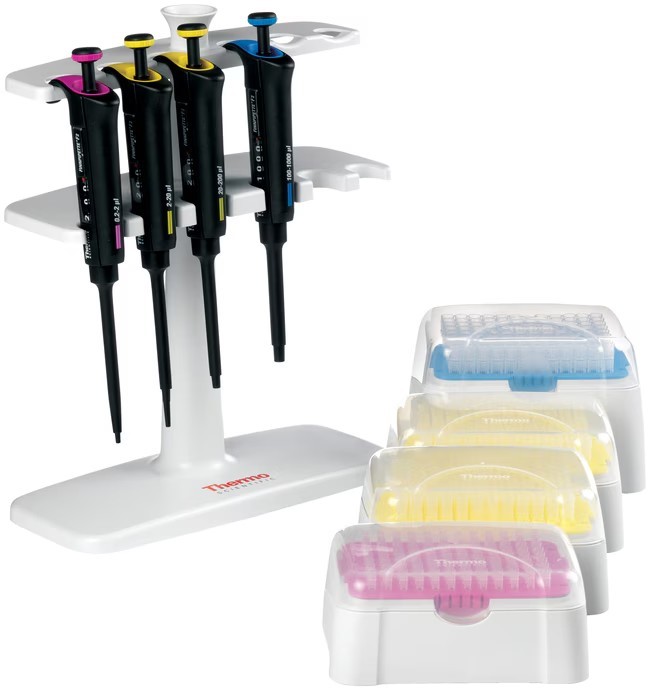 Finnpipette F2 GLP Kit 2, Thermo Scientific, 0,2-2, 2-20, 20-200, 100-1000 µl