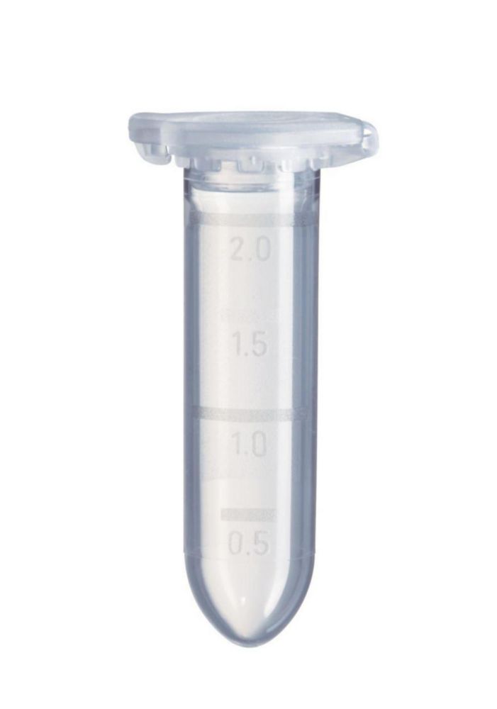 Microcentrifuge tube, Eppendorf Biopur, Safe-lock lid, sterile, clear, 0,5 ml