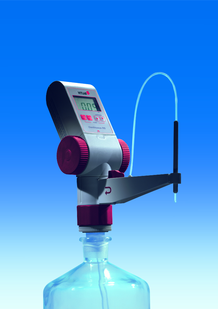 Bottle essay burettes 25 ml WALU-CONTINUOUS E