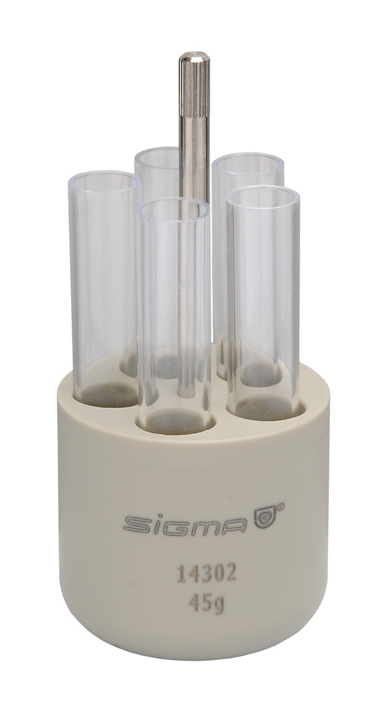 Round adapter for 5 round bottom tubes 7 ml