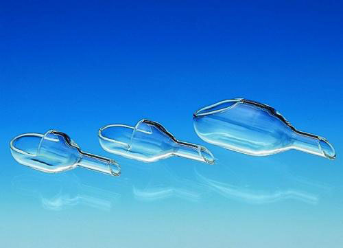 Weighing scoop, glass, lenght 70 mm