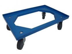 [9301502] Trolley, blue, PP 607x407x170 mm Capacity 200kg