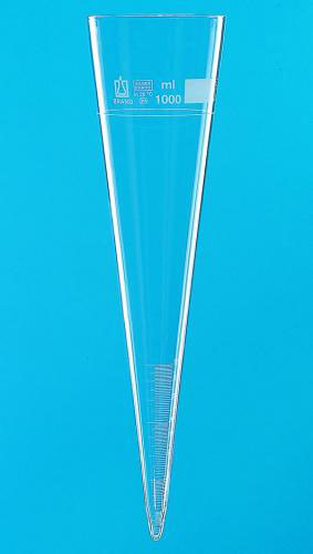 Sedimentation cones, glass, Im hoff pattern, Silbe